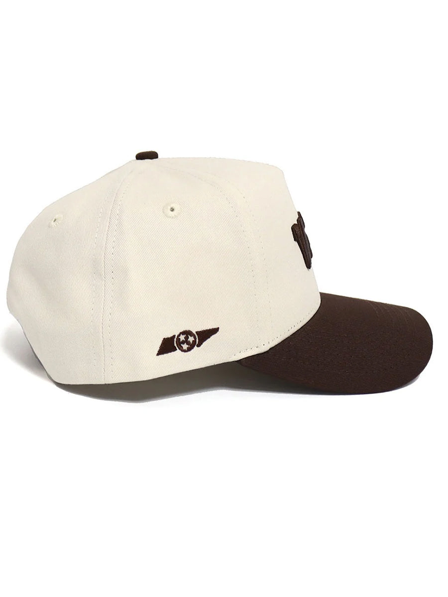 Natural and Espresso VOLS Hat