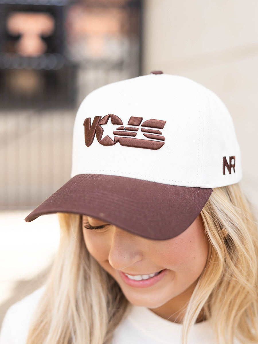 Retro "Vols" Espresso Cream Hat