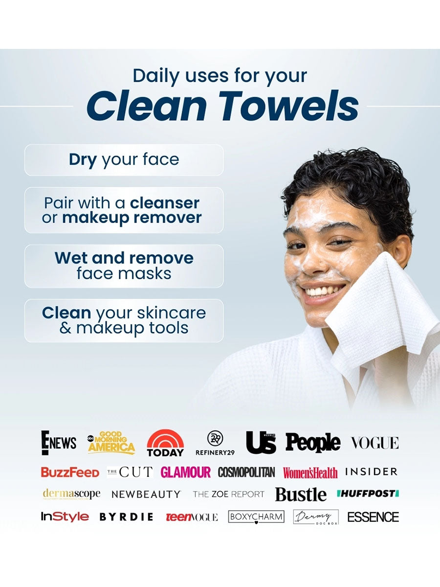 Clean Towels for Face