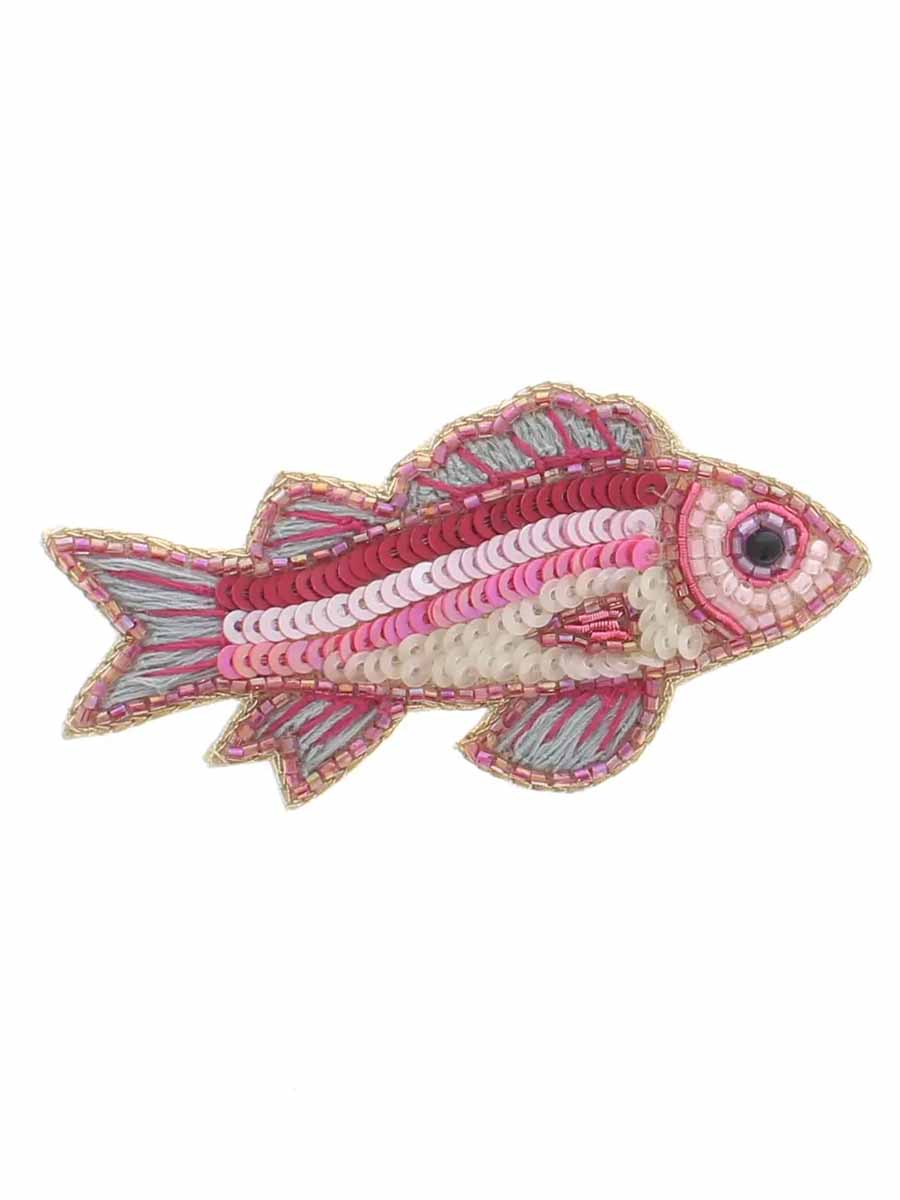 Beaded Fish Pin