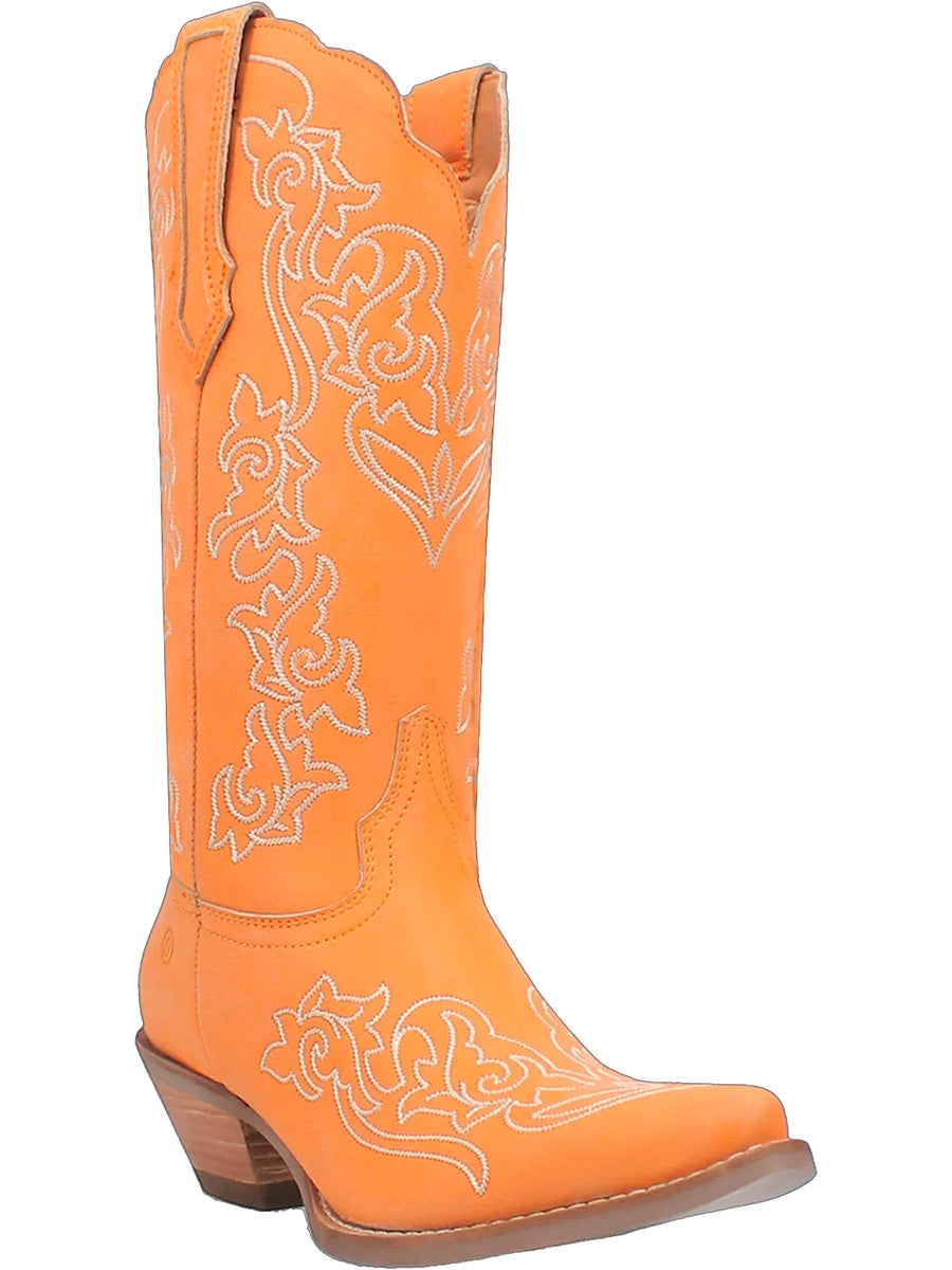 Orange boots ladies hotsell