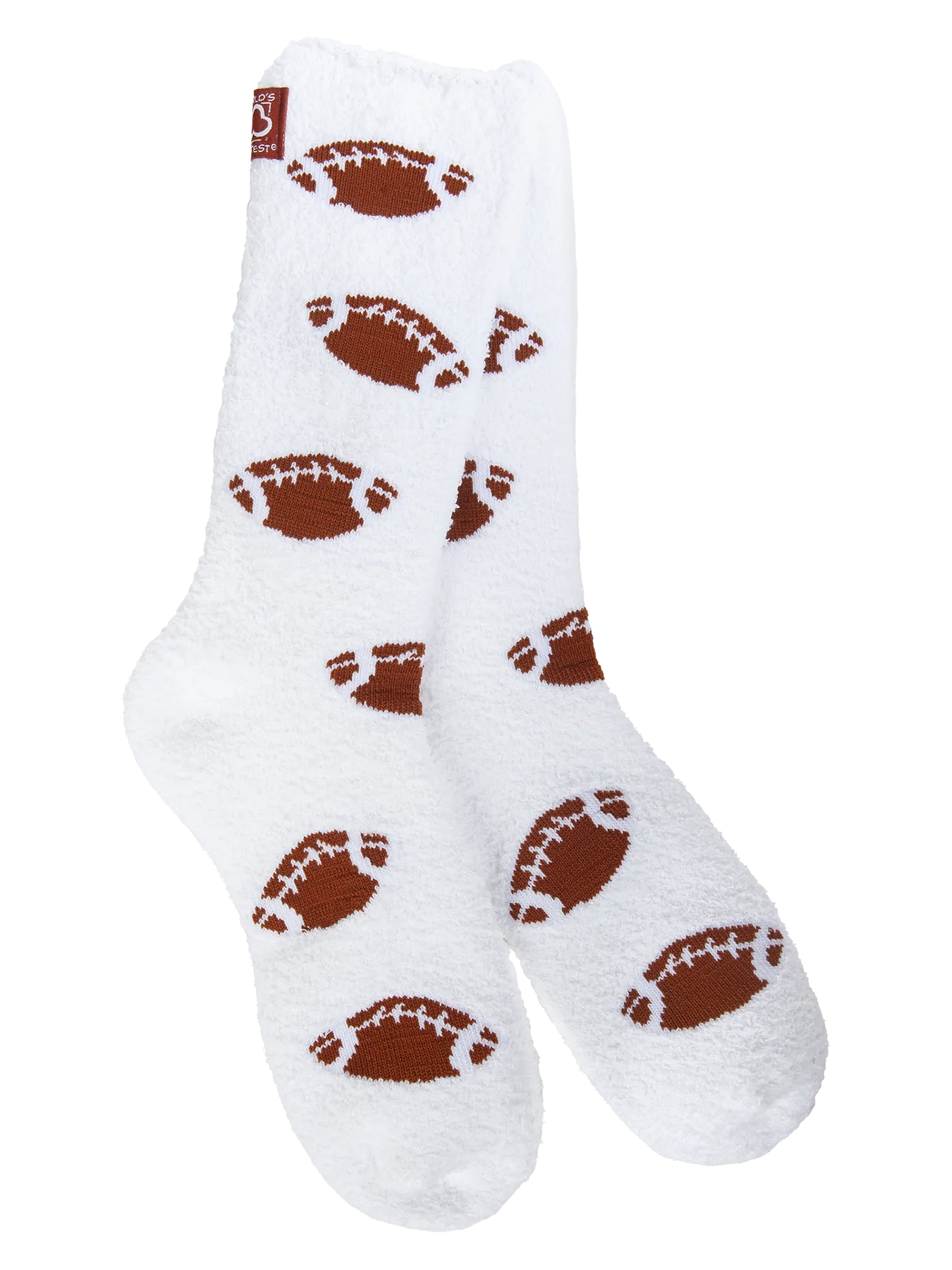 Soft Cozy Football Crew Socks