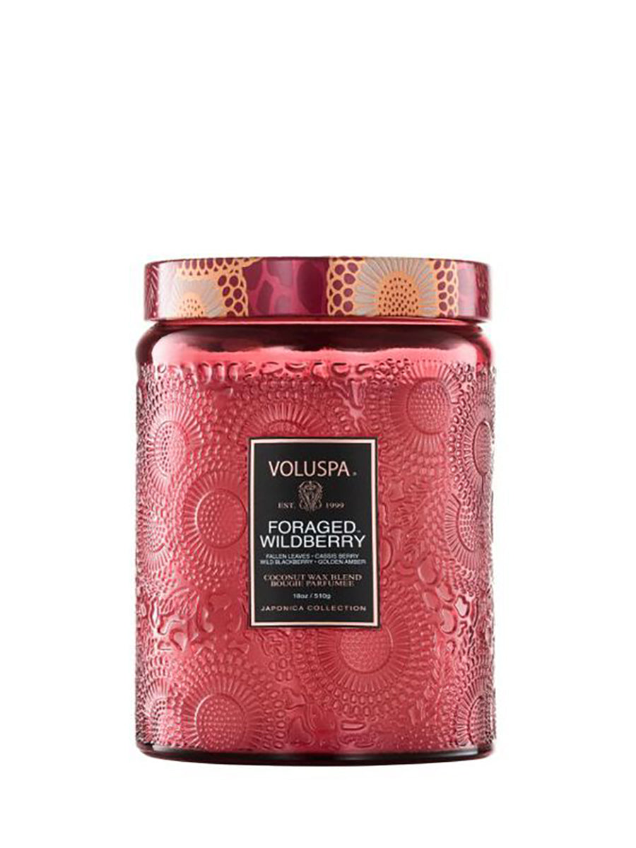 Voluspa Decorative Glass Jar Candle