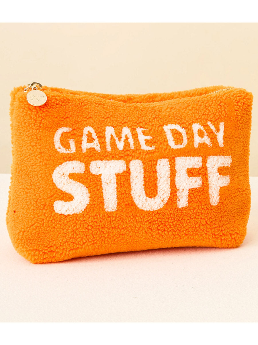 Orange "Gameday Stuff" Sherpa Pouch