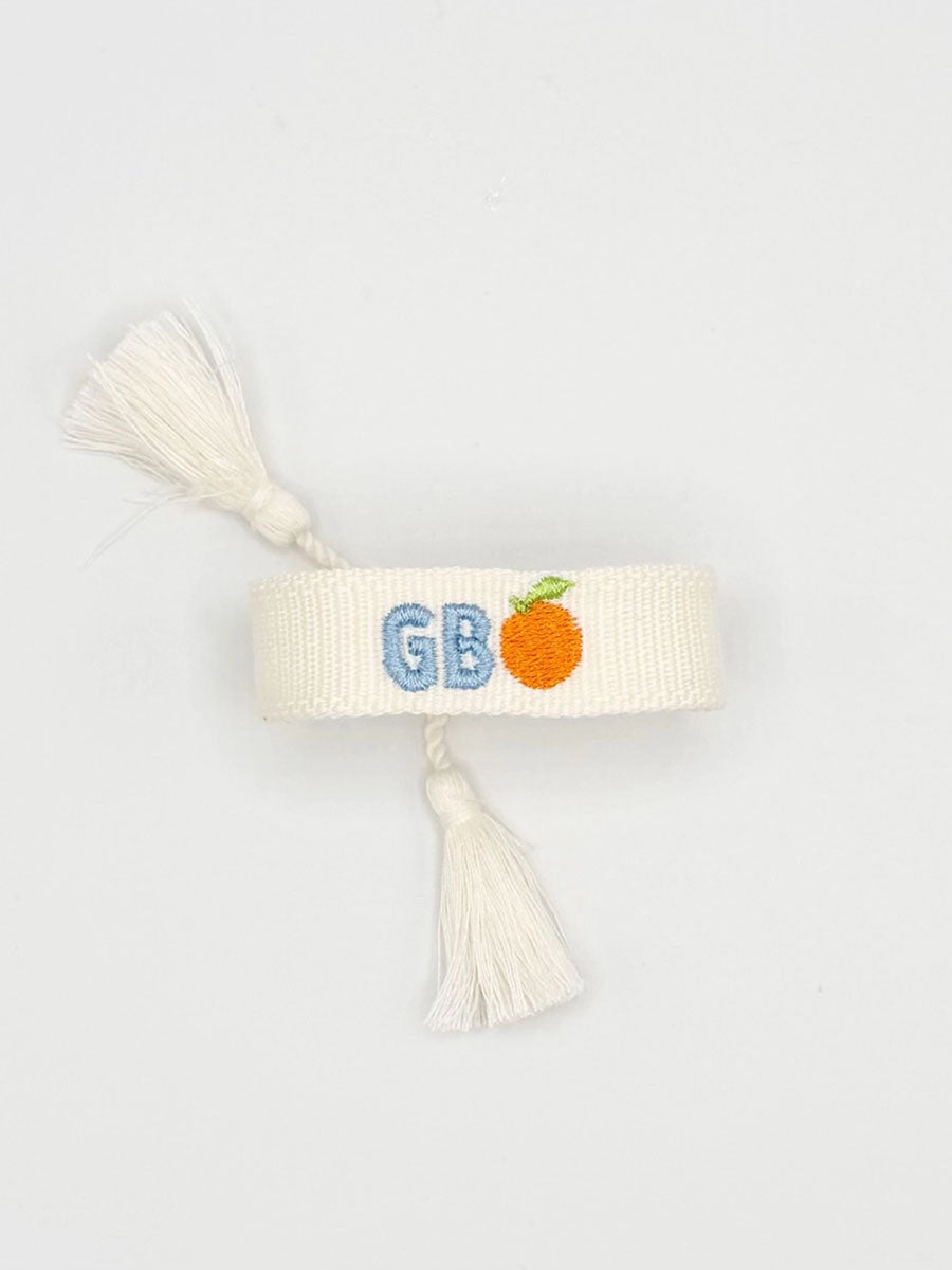 "GBO" tassel bracelet