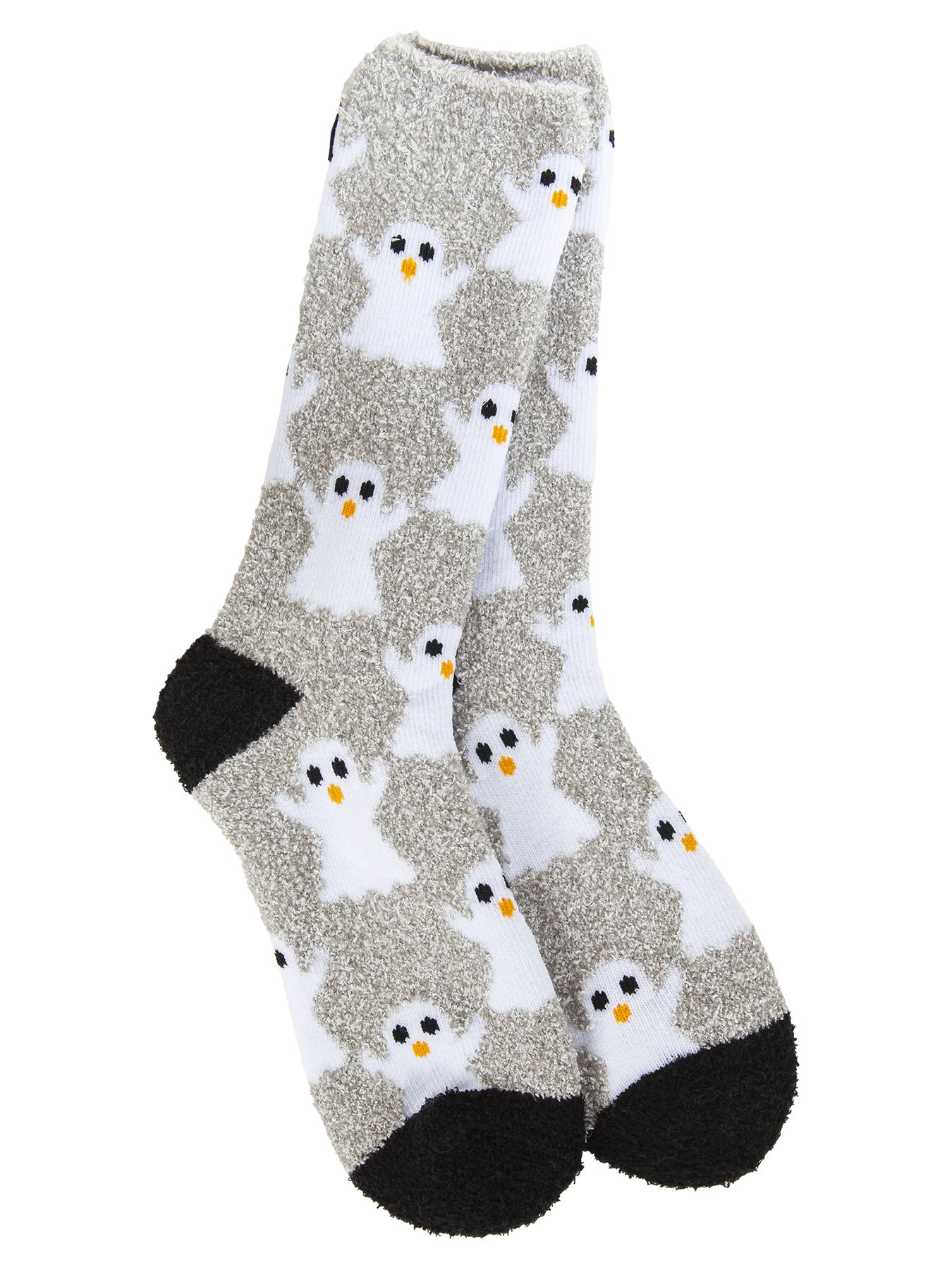 Grey soft socks with Ghosts
