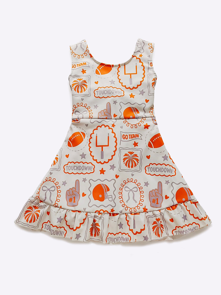 Tennessee Orange Go Team Girls Athletic Dress