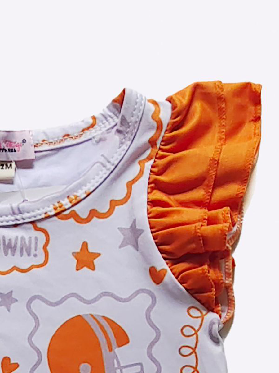Ruffled Tennessee Icons Baby Romper