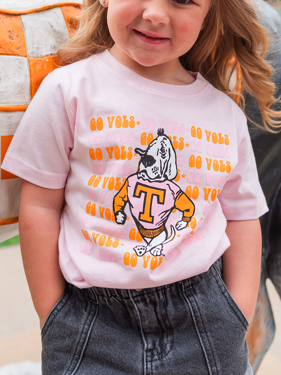 Pink "Go Vols" Smokey Struts Short-Sleeve T-Shirt, Toddler & Youth