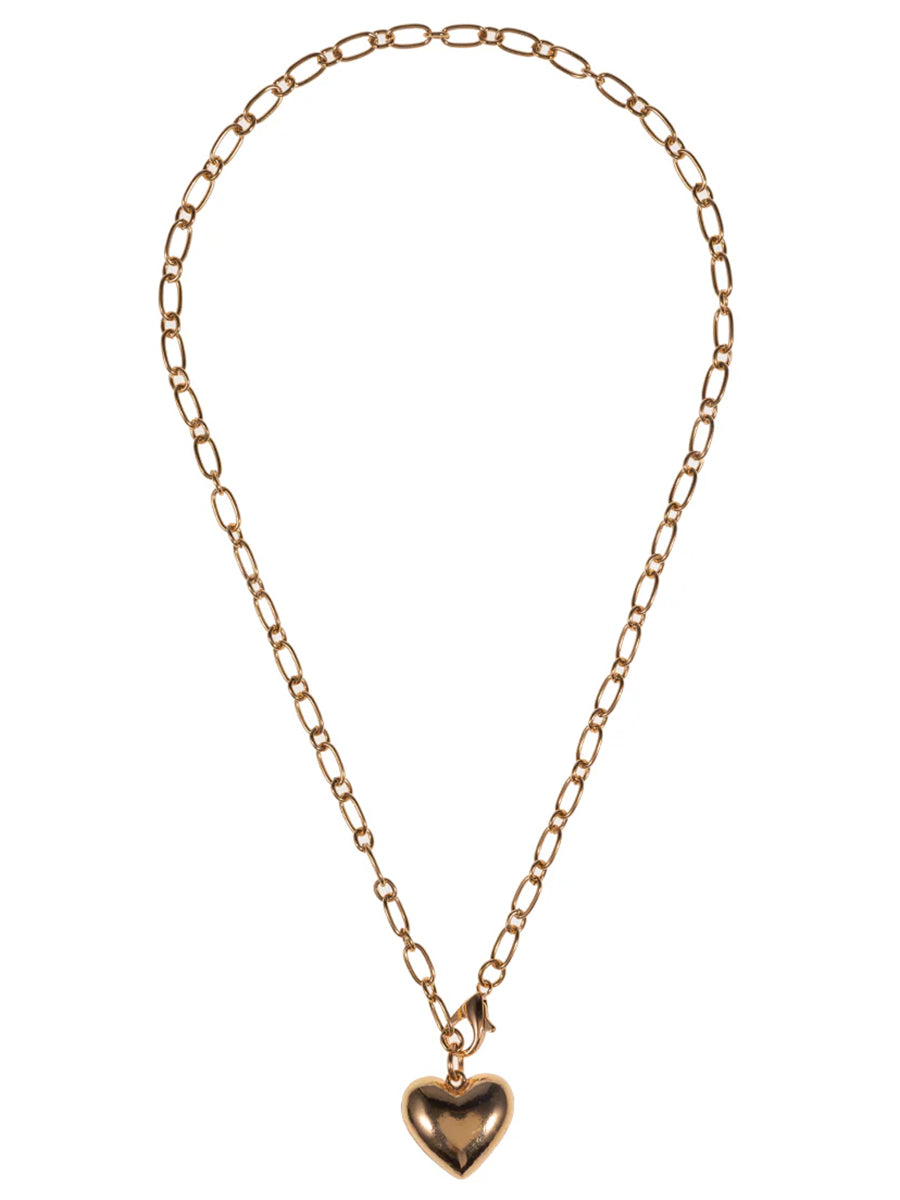 Gold heart necklace