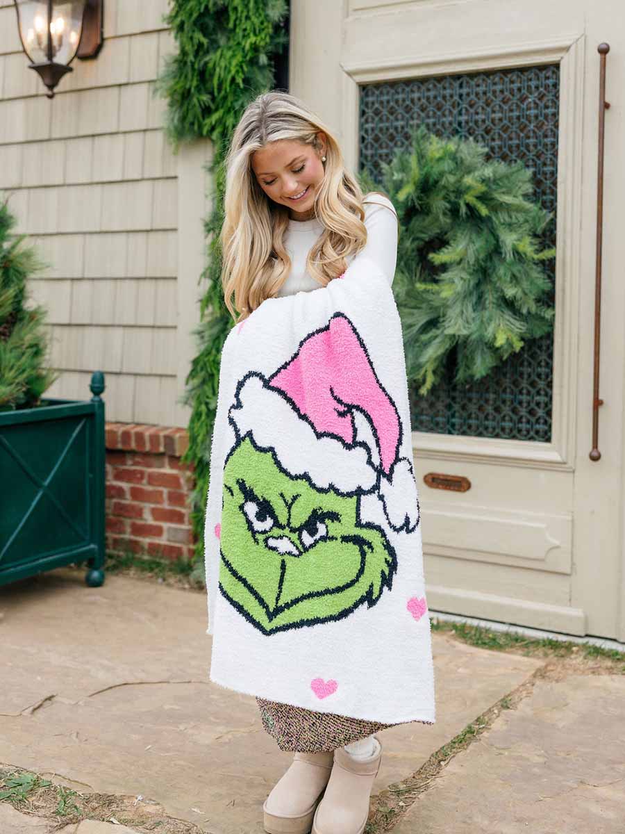 Grinch Super Soft Blanket