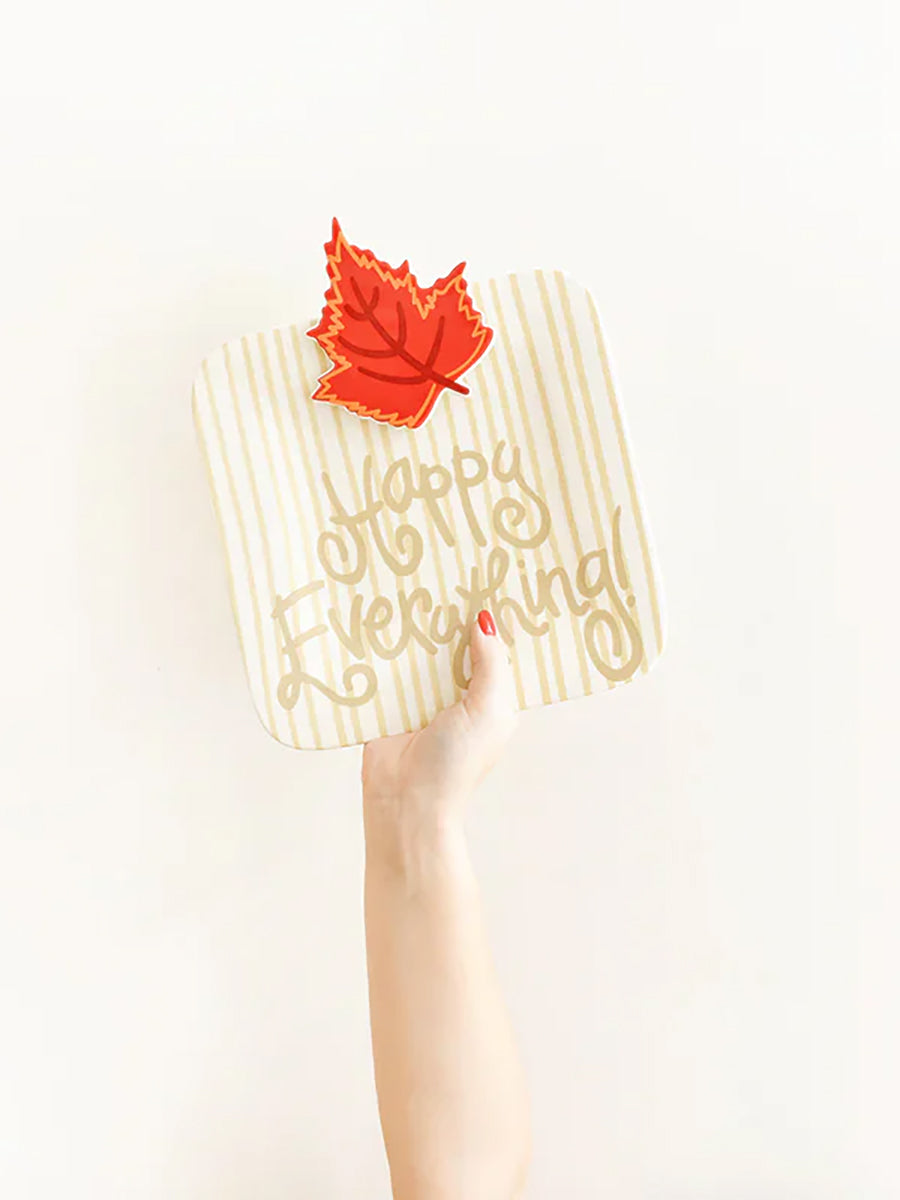 Cute Decorative Striped Platter