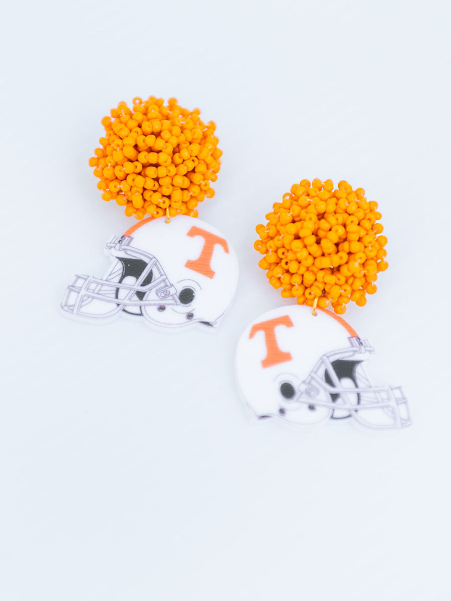 University of Tennessee Football Helmet Earrings