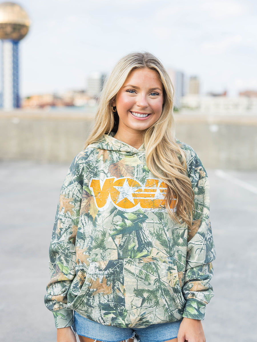 Camo VOLS Star Hoodie Sweatshirt
