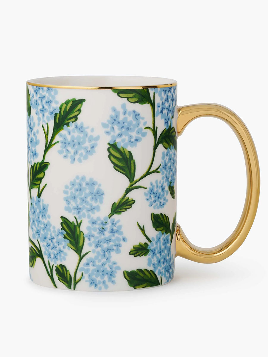 Hydrangea Porcelain Mug