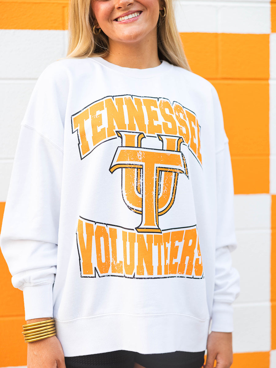 Interlocking UT Tennessee Volunteers Crew Sweatshirt