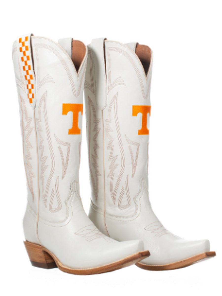 Ivory Leather Gameday Western Boot