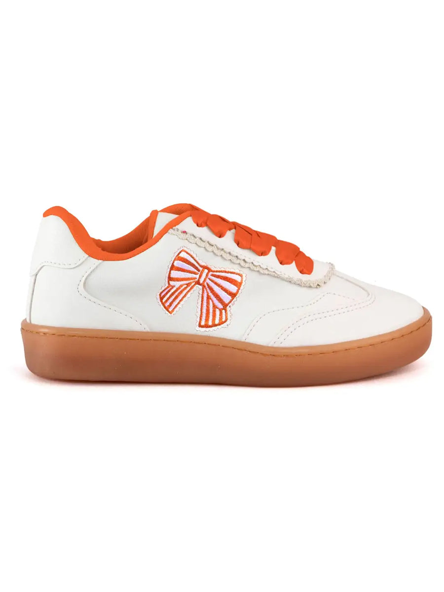 Jessie 2 Orange Bow Sneakers