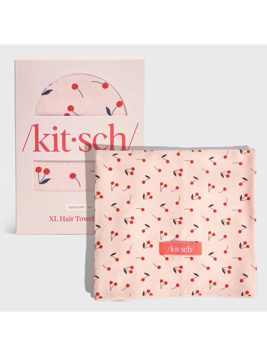 Kitsch Cherries Hair Towel