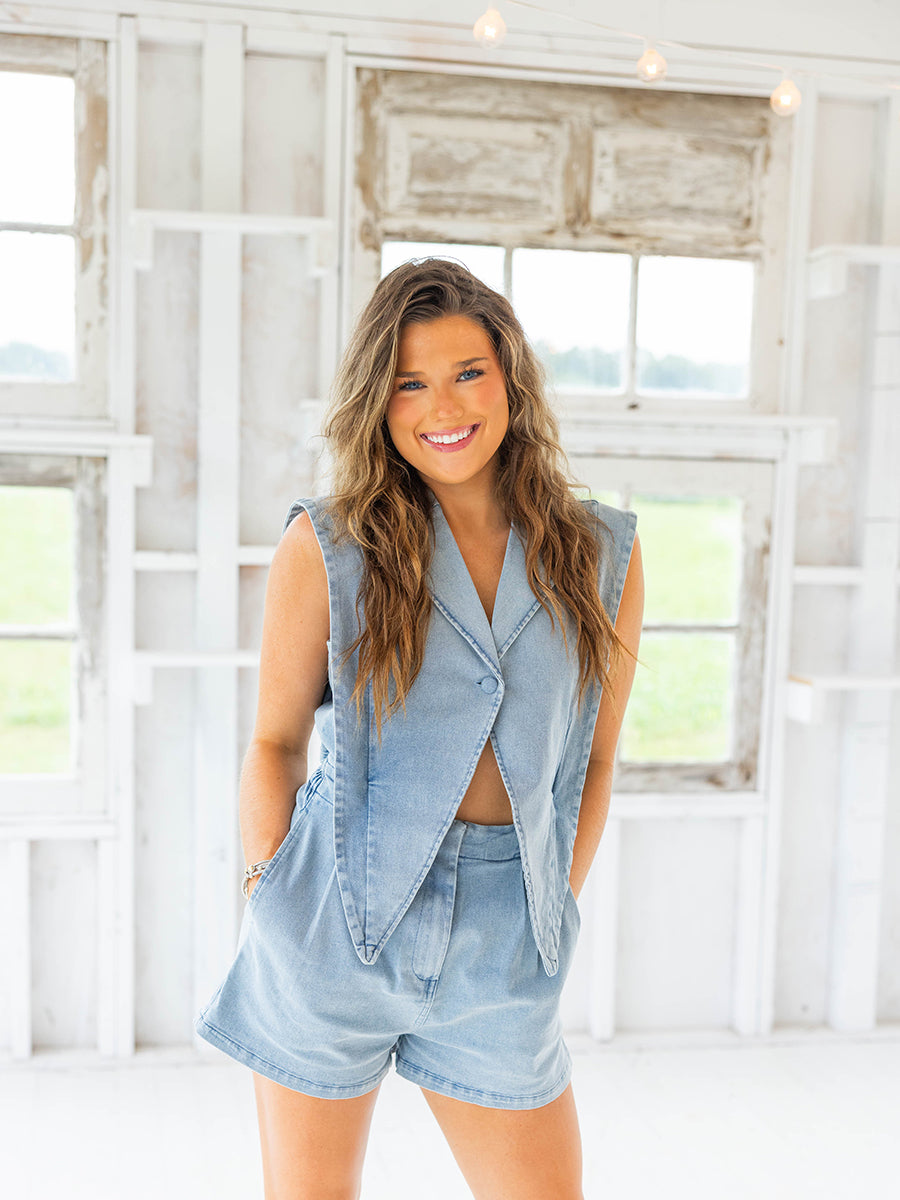 Blazer Style Romper (2 Colors)