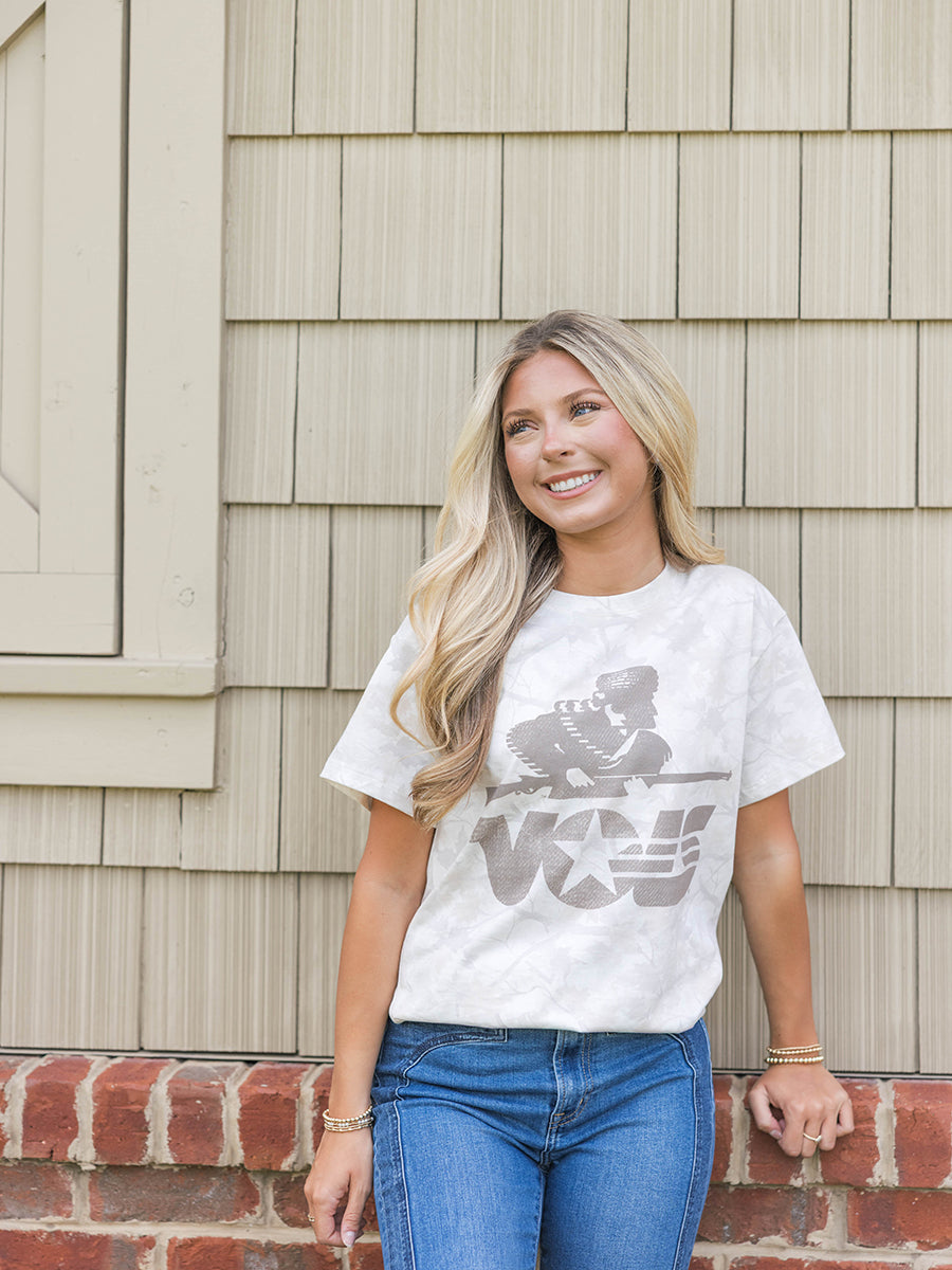 Cream Camo Vols Star Rifleman Short-Sleeve T-Shirt