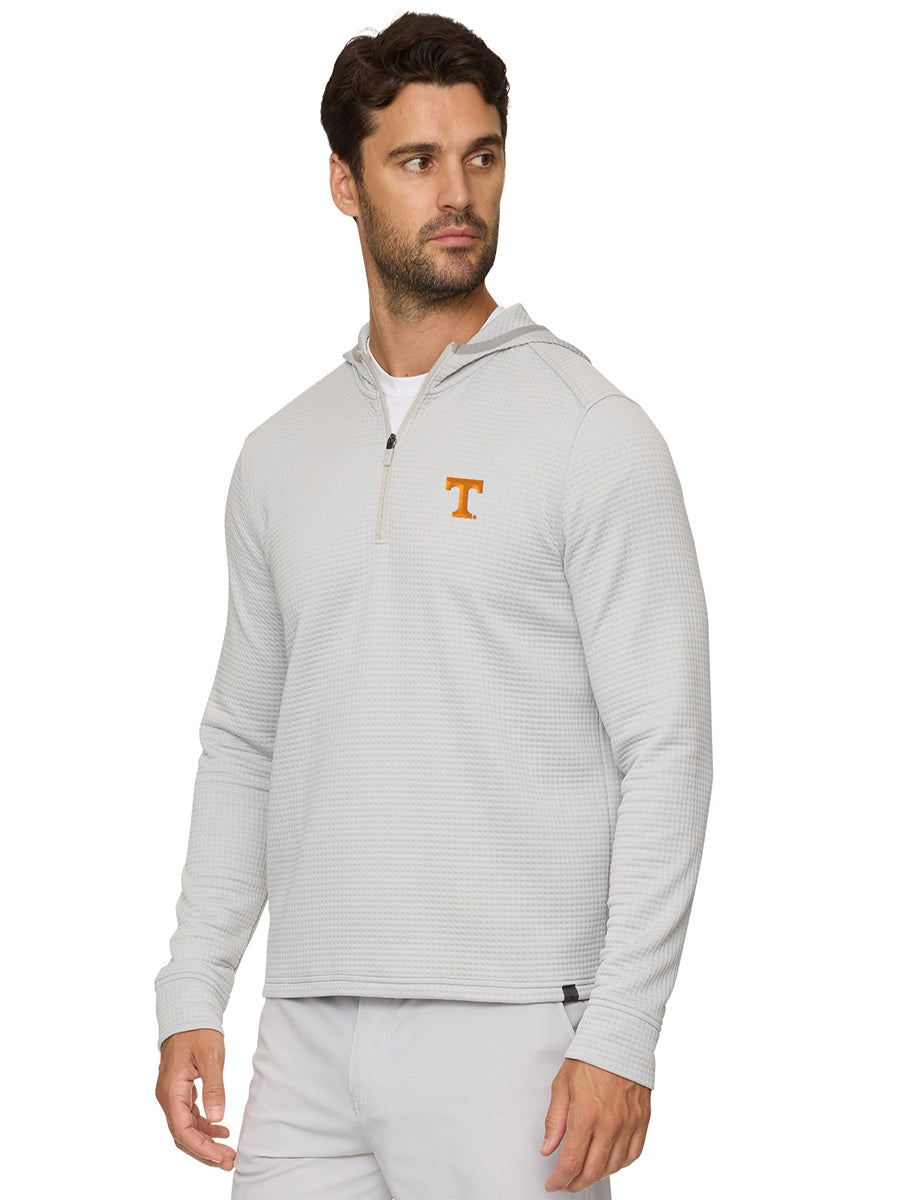 Mens Tennessee Legacy Performance Waffle 1/4 Zip Hoodie