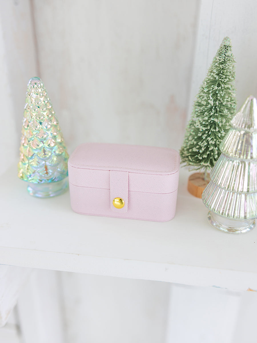 Light Pink Mini Jewelry Case