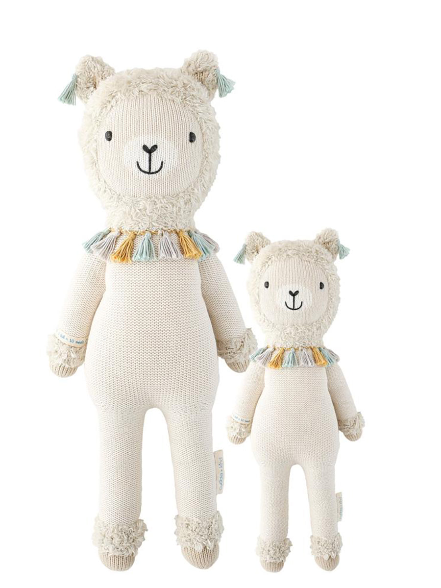 cute toy llamas in two sizes