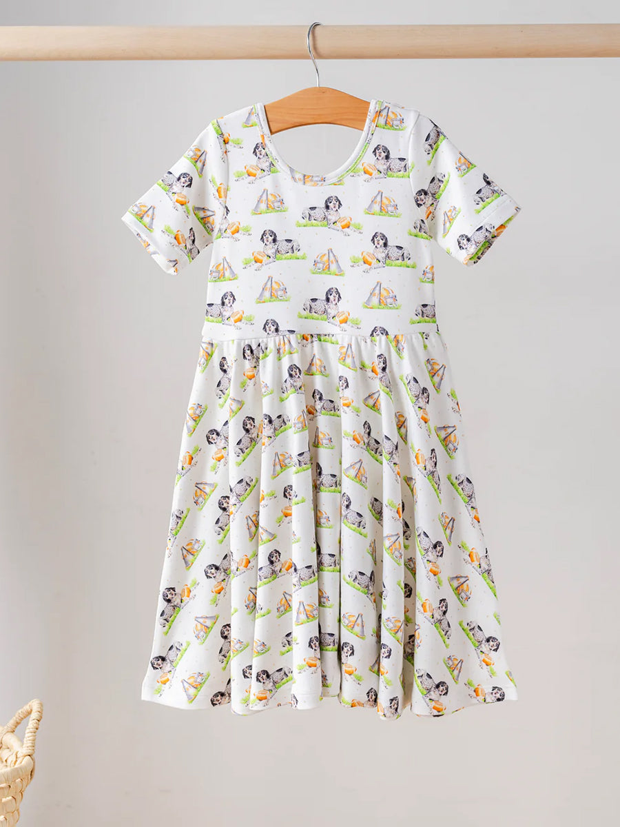 Tennessee Mascot Mania Organic Cotton Twirl Dress