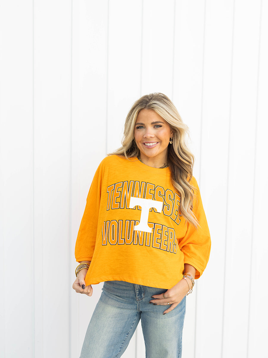Orange Relaxed UT Power T Top