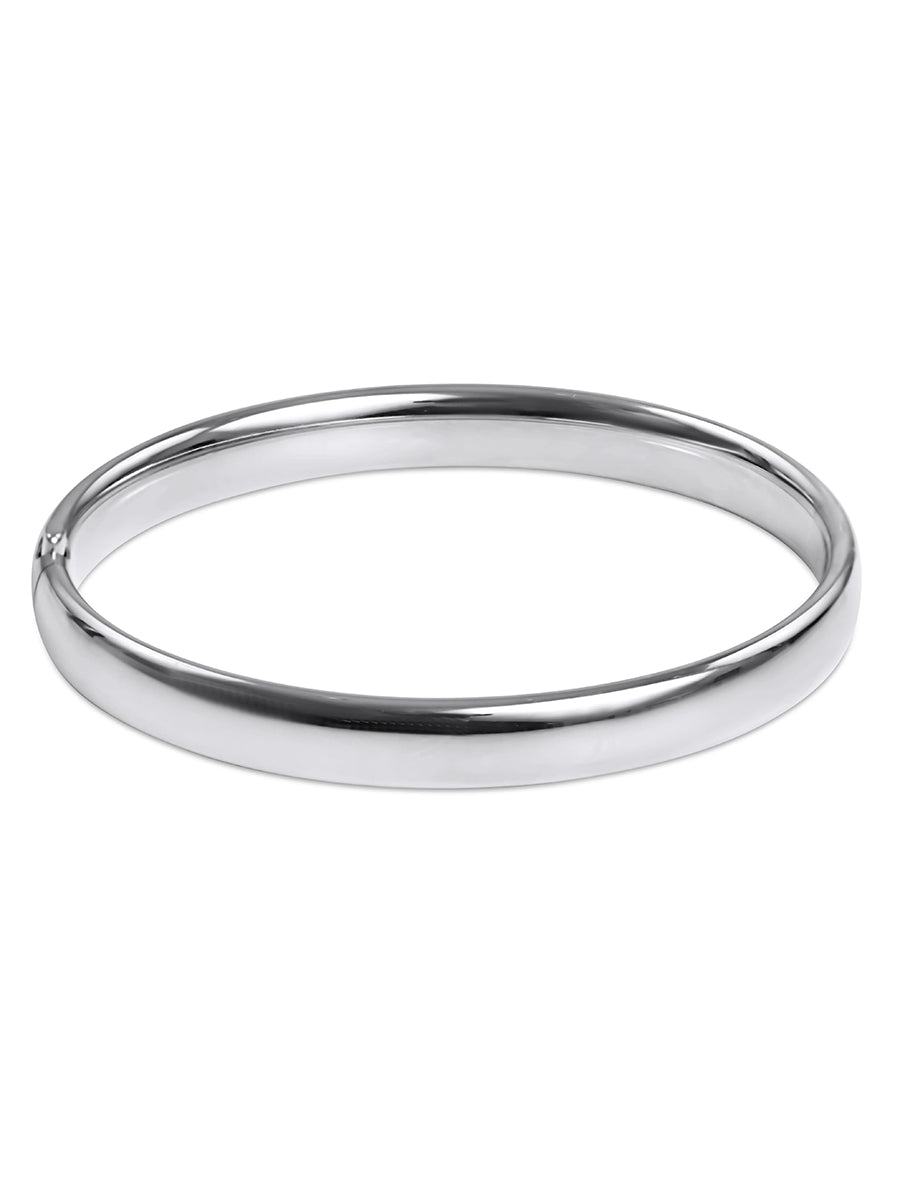 Cherish Sterling Bangle Bracelet (2 Sizes)