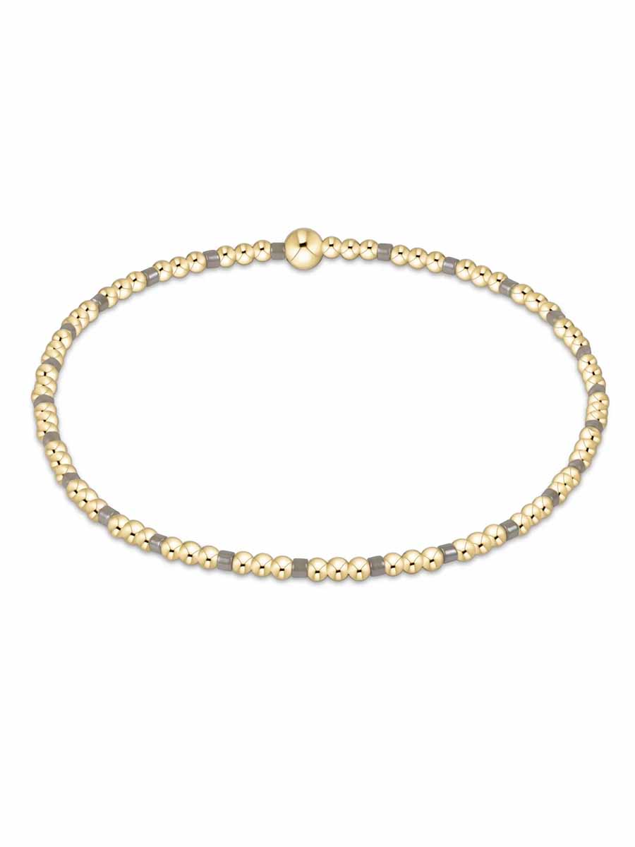 Hope Sincerity Pattern 2mm Bead Bracelet (12 Colors)