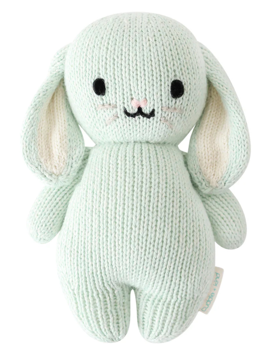 stuffed knit bunny for babies
