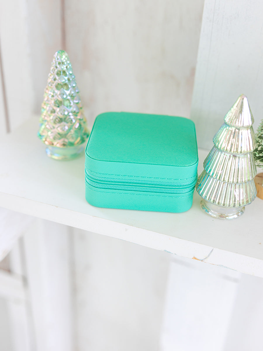 Green Square Jewelry Box