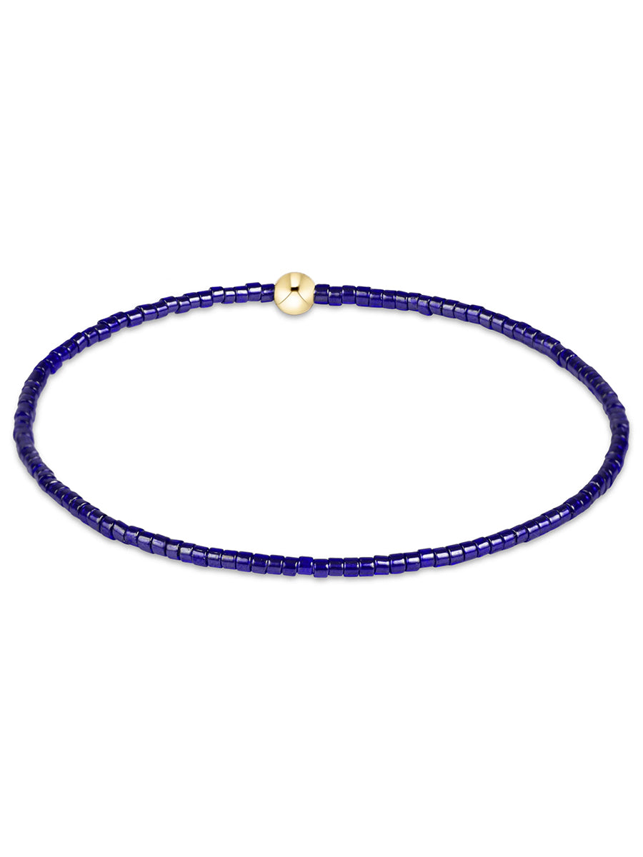 E.Newton navy blue bead bracelet