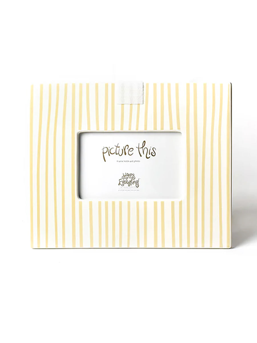 Happy Everything Striped Frame