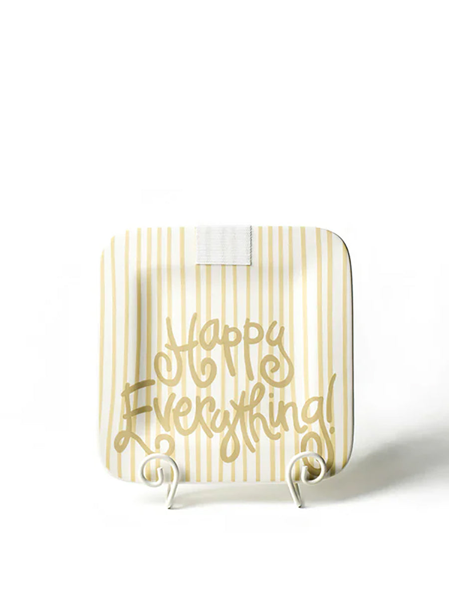 Happy Everything Mini Striped Platter