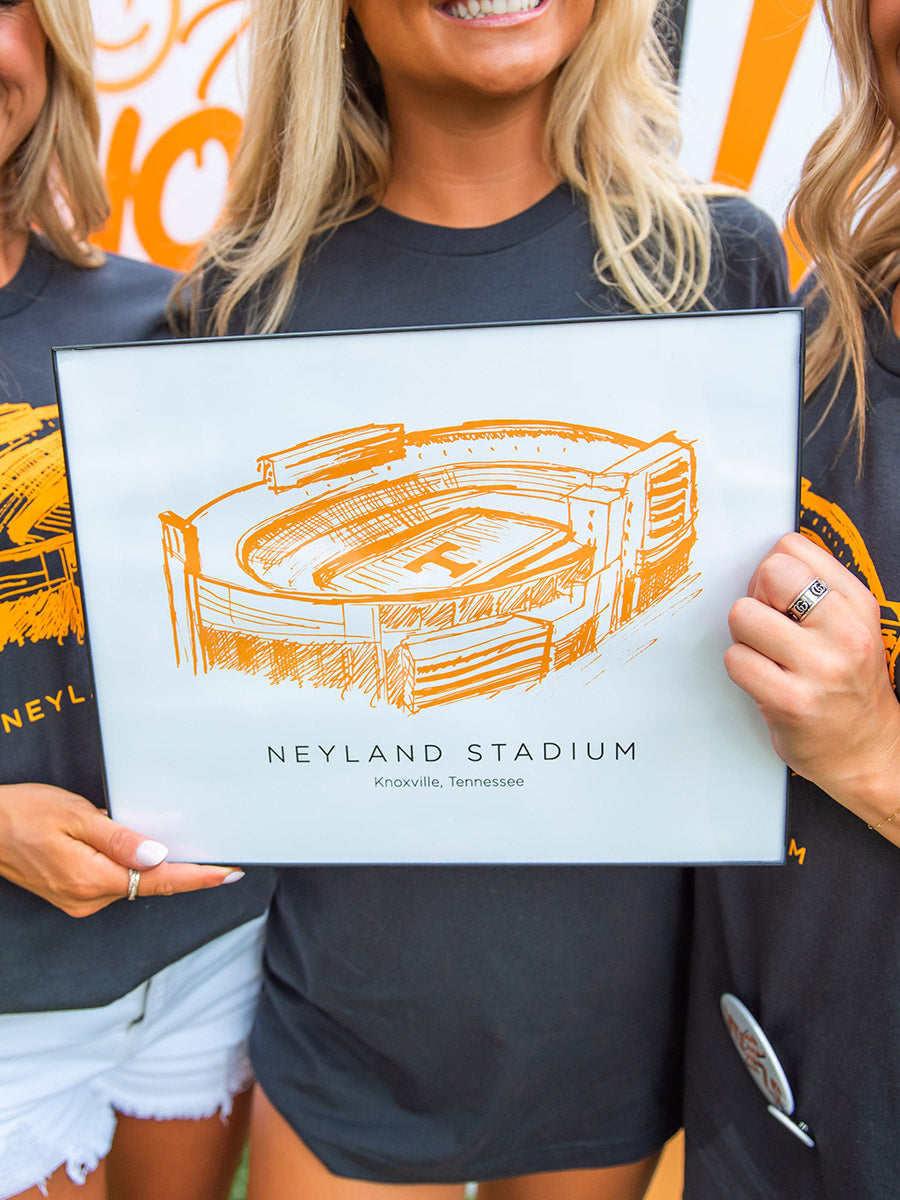 Neyland Stadium Art Print