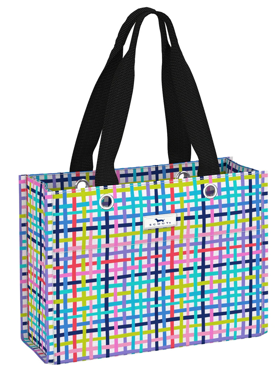 Sturdy Colorful Grid Gift Bag