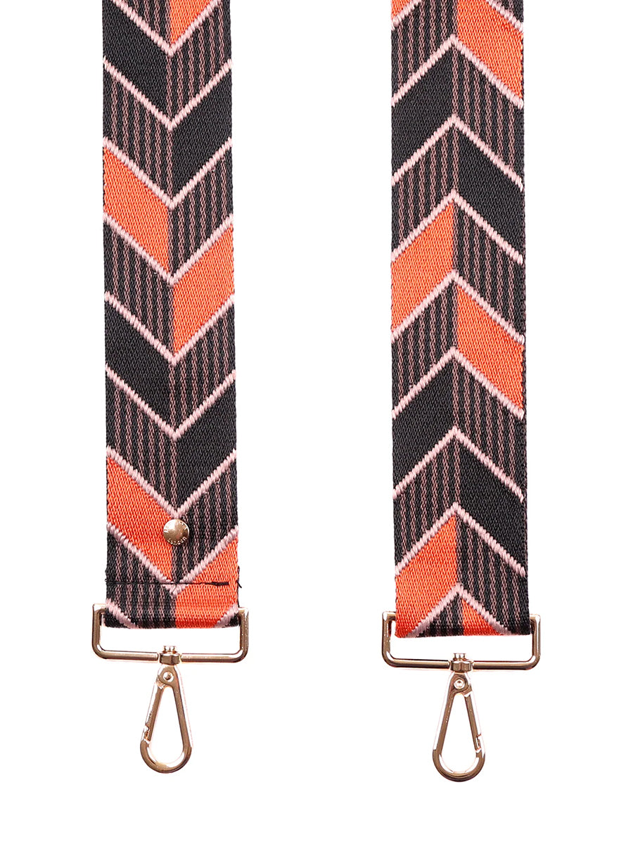 Orange & Black Arrow Strap