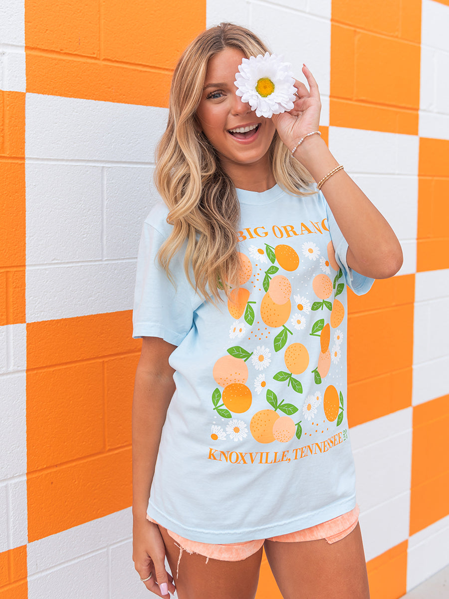 Go Big Orange Floral T-Shirt