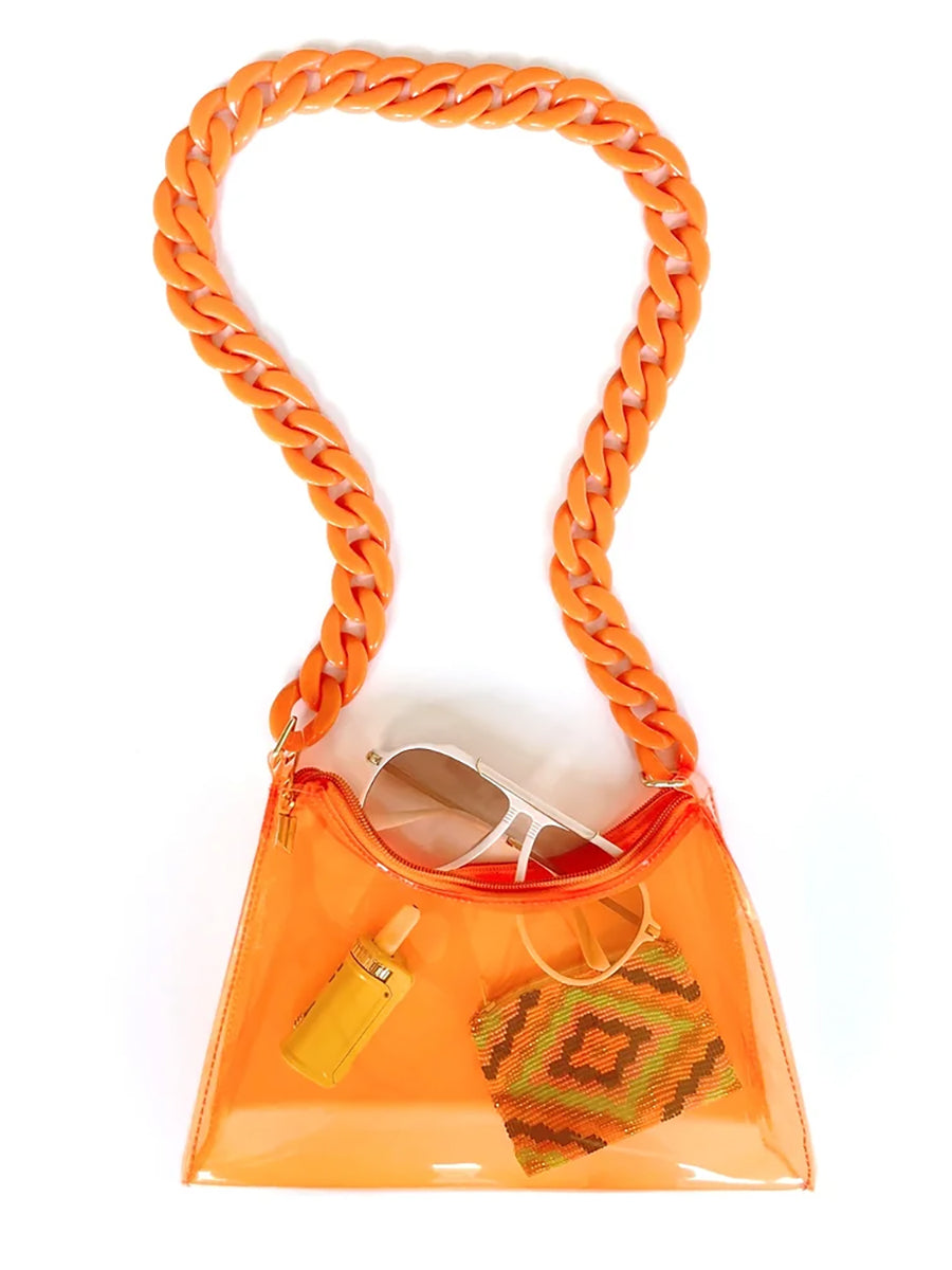 Orange Festival Bag