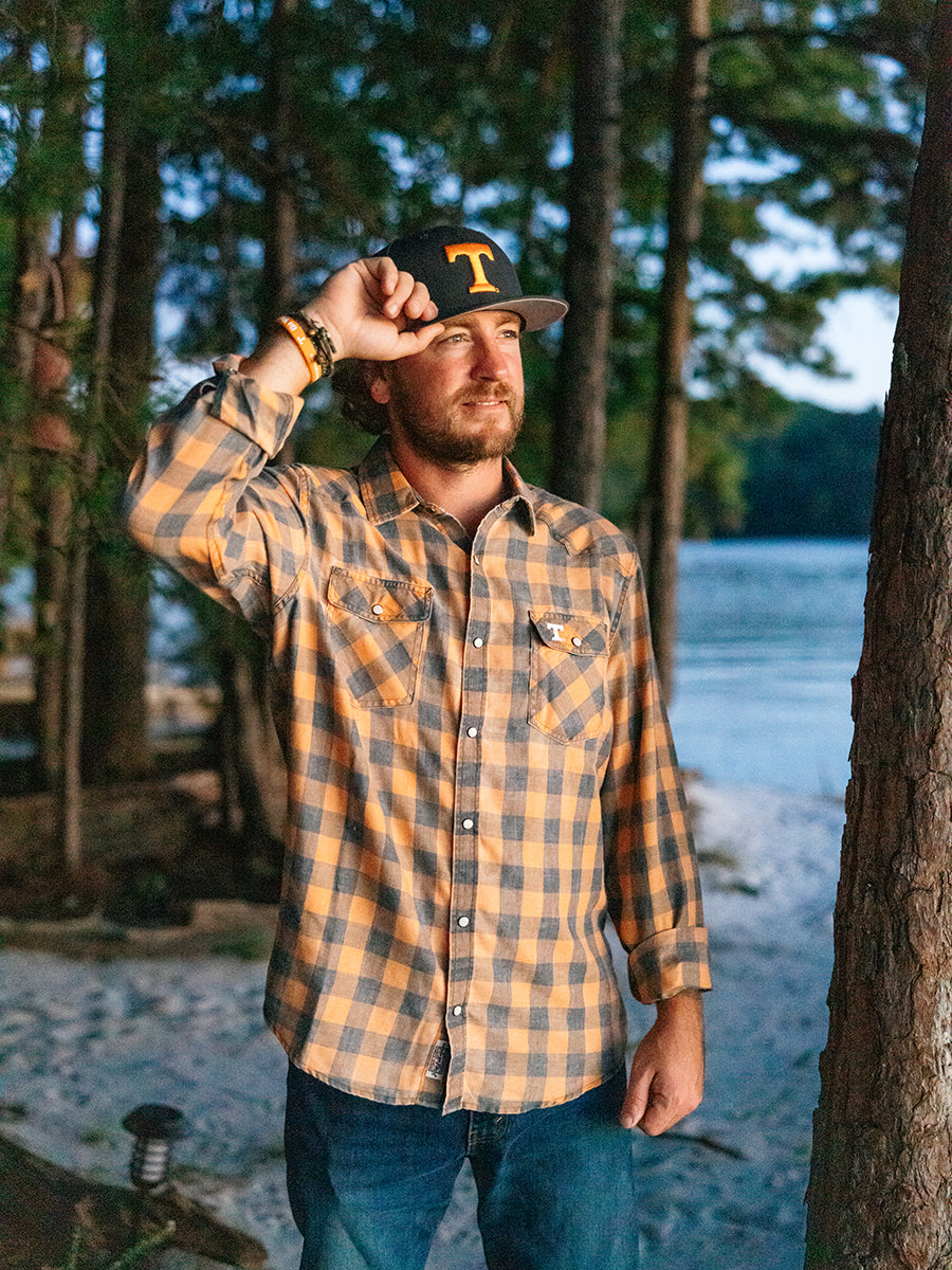 Mens Tennessee Vintage Soft Western Shirt