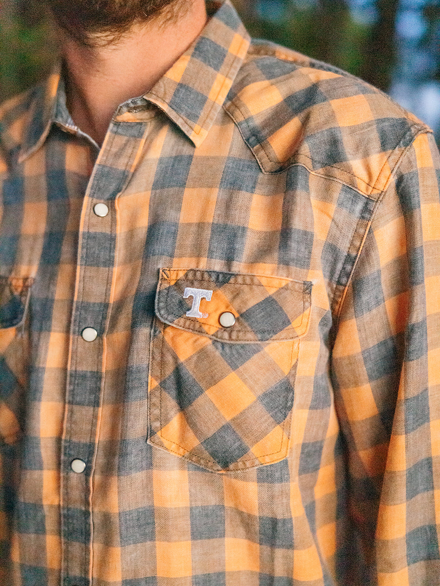 Mens Tennessee Vintage Soft Western Shirt