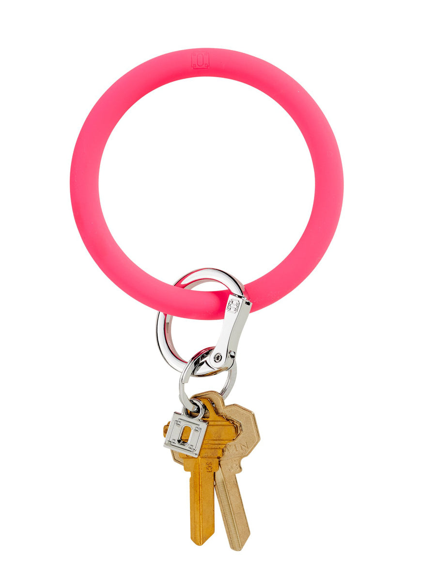 Oventure Key Ring in Hot Pink