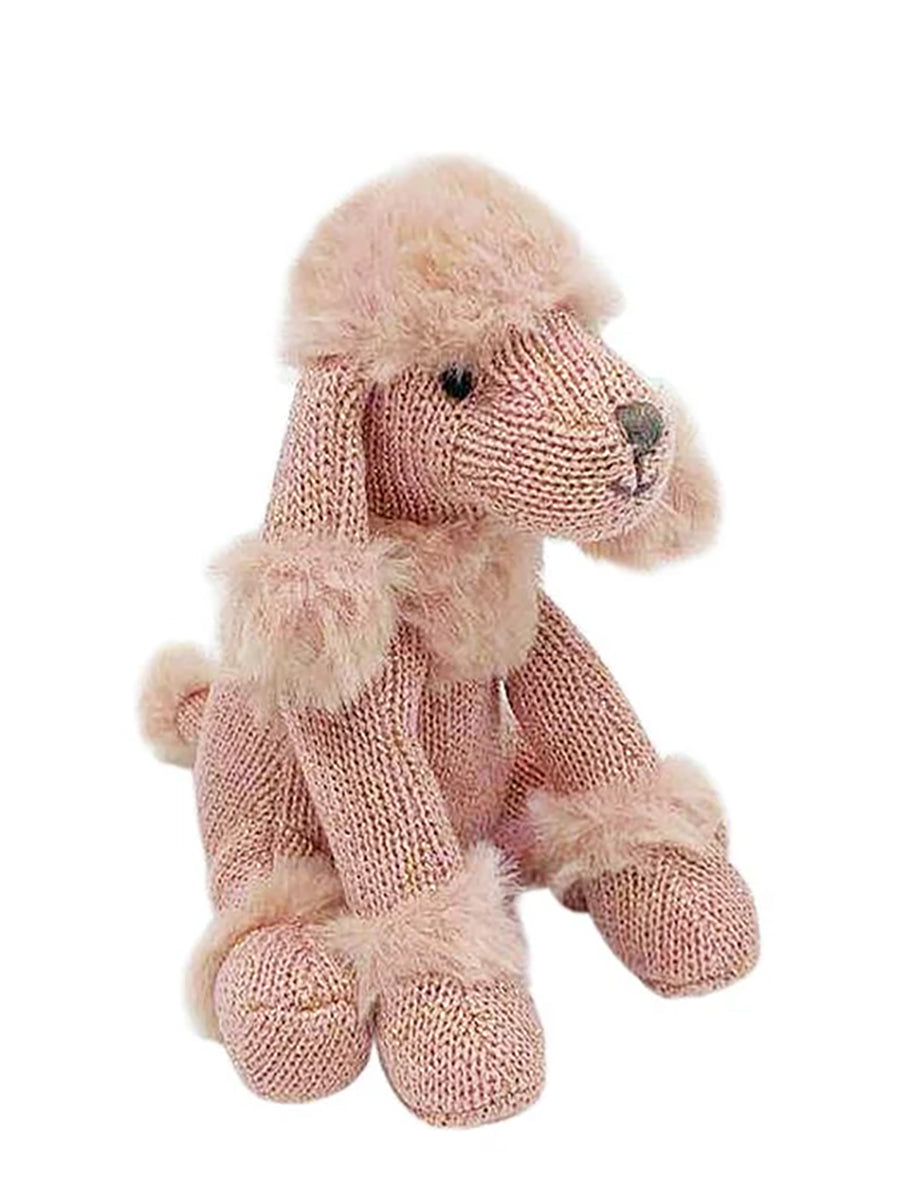 Paris Poodle Knit Rattle