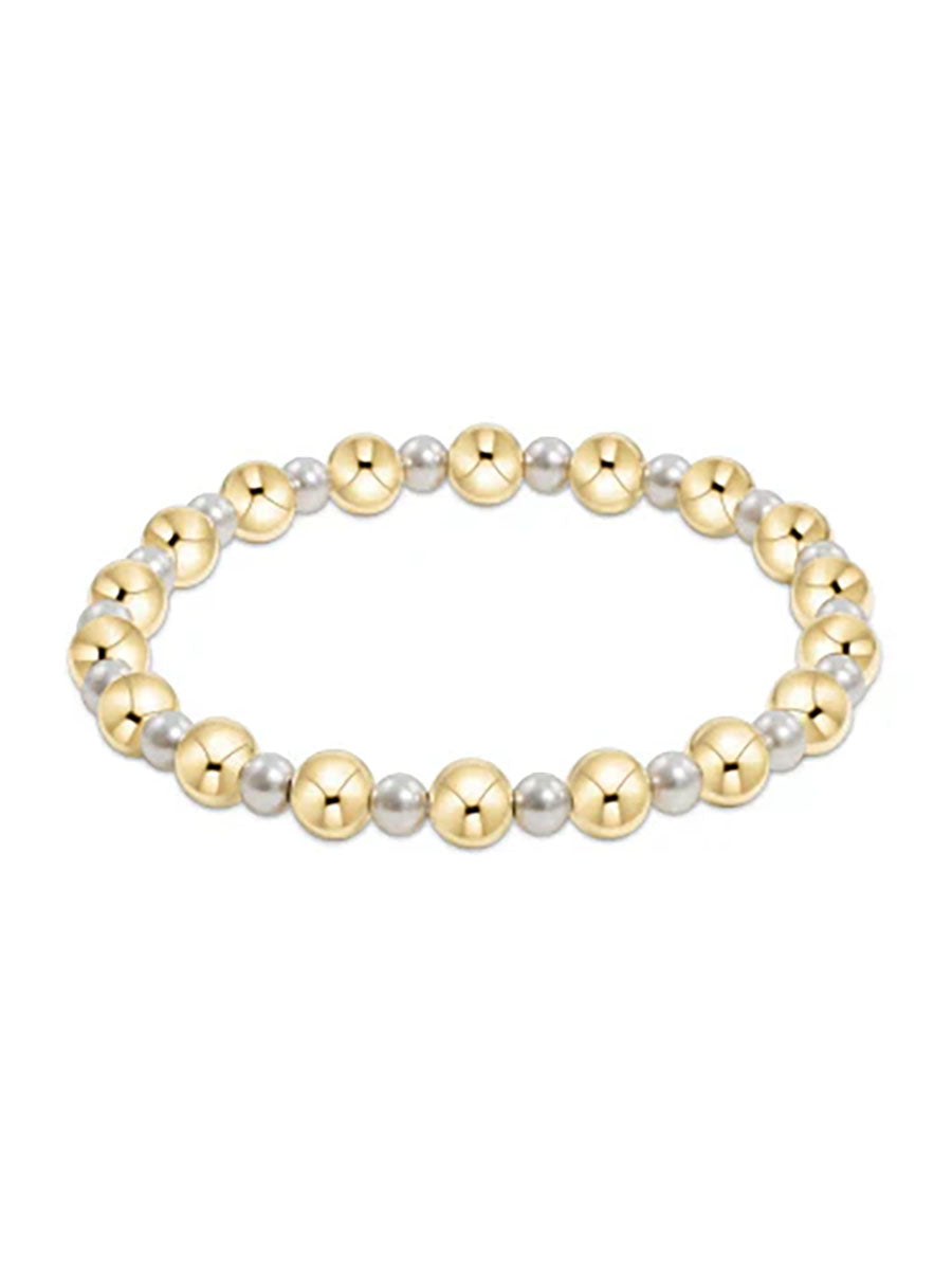 gold and pearl bracelet