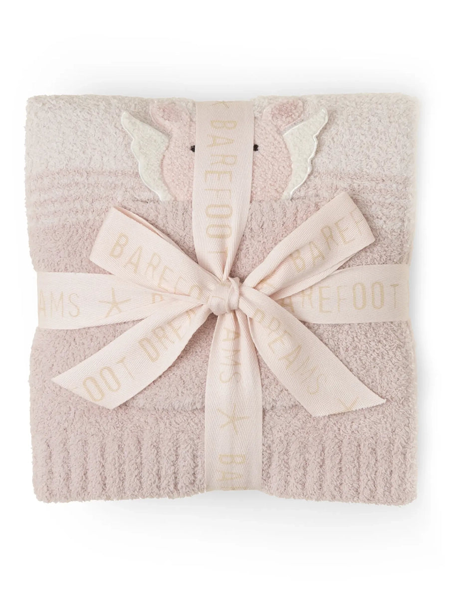 CozyChic Flying Pig Stroller Blanket, Cream Multi