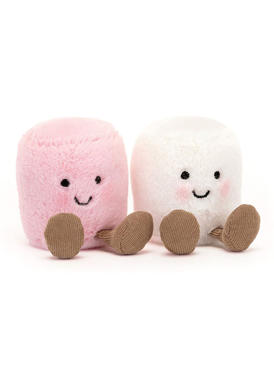 Jellycat Amuseables Pink and White Marshmallows