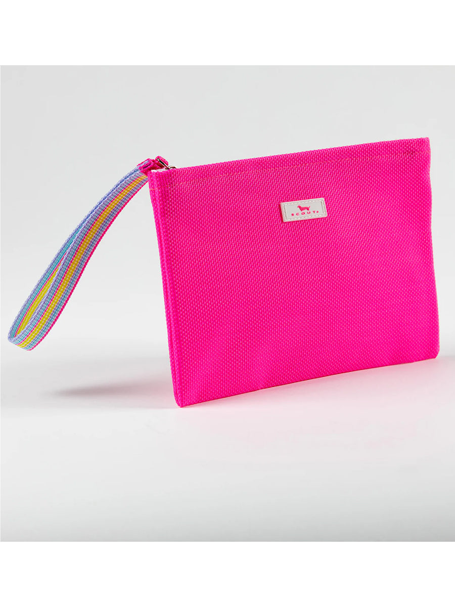 Hot Pink Wristlet Clutch